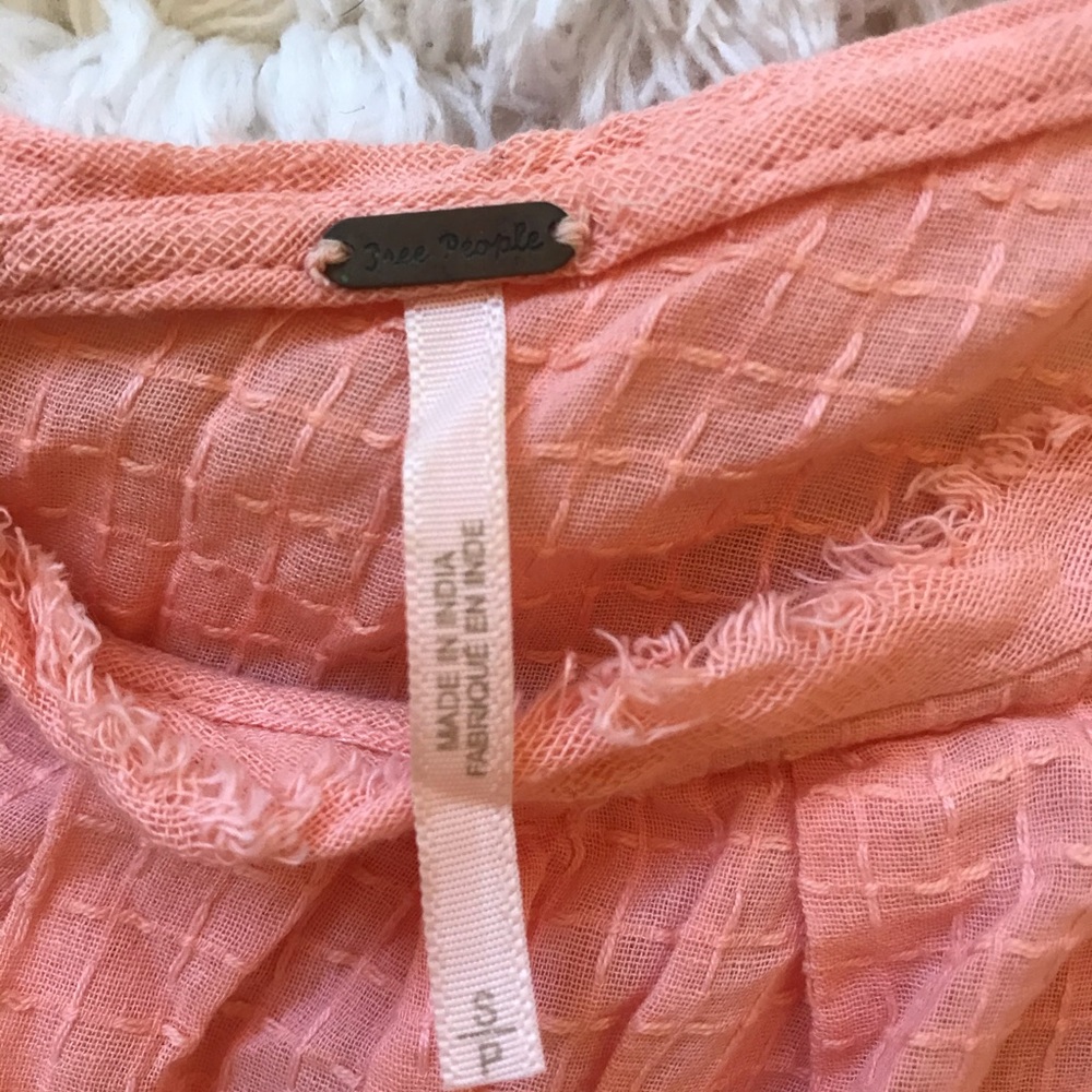 Free people one shoulder high/low beach cover up - Picture 4 of 5